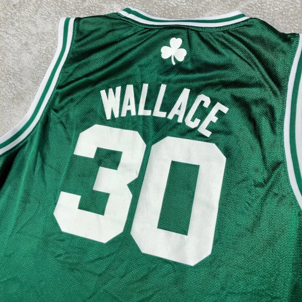 adidas Boston Celtics Rasheed Wallace #30 Green NBA Jersey Youth Large (14-16)